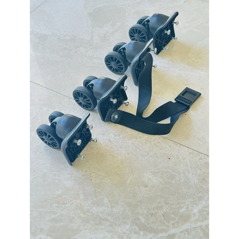 OEM‎ Wheels Delsey Storm Plus Spinner Set of 4 Double Wheels From Large Suitcase